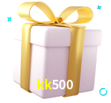 Receba seus bônus de boas-vindas no kk500